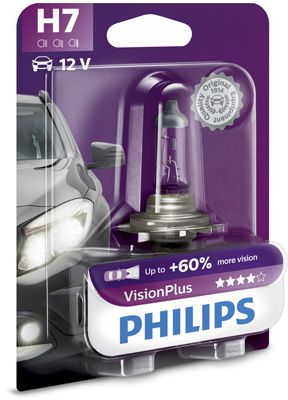 [⚠Déstockage] Philips H7 VisionPlus 12V 55W PX26d