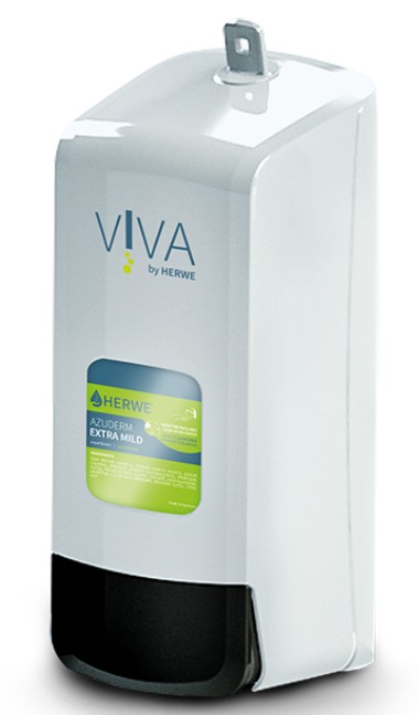 Herwe Spender VIVA 1000 ml MANUELL mit HERWE Logo