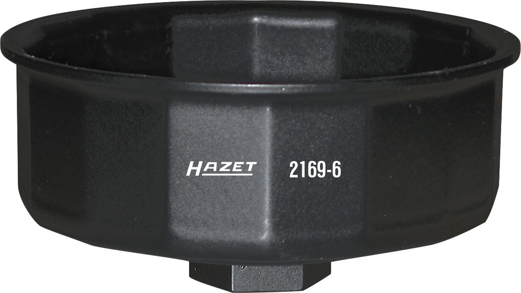 [2169-6] HAZET 2169-6 Clé pour filtres à huile 16 Pans 86mm 1/2
