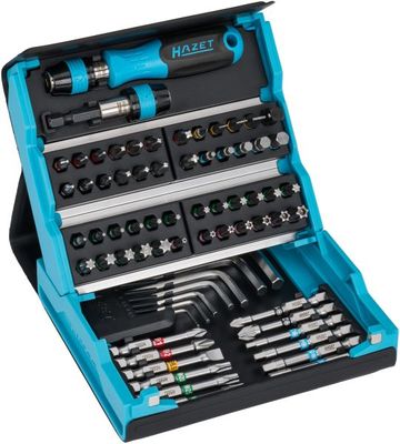 [2200SC-1] HAZET - Jeu d'embouts-tournevis (bits) dans coffret SmartCase ∙ 69 pièces