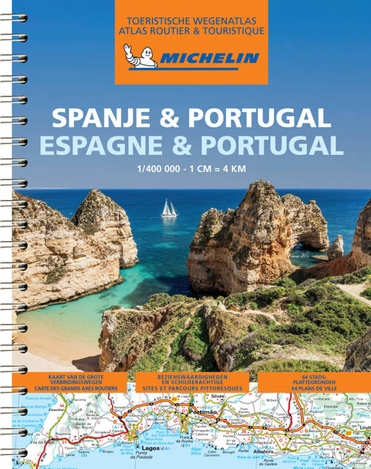 [22460] [⚠Déstockage] ATLAS ROUTIER SPIR ESPAGNE-PORTUGAL MICHELIN (PIECE)