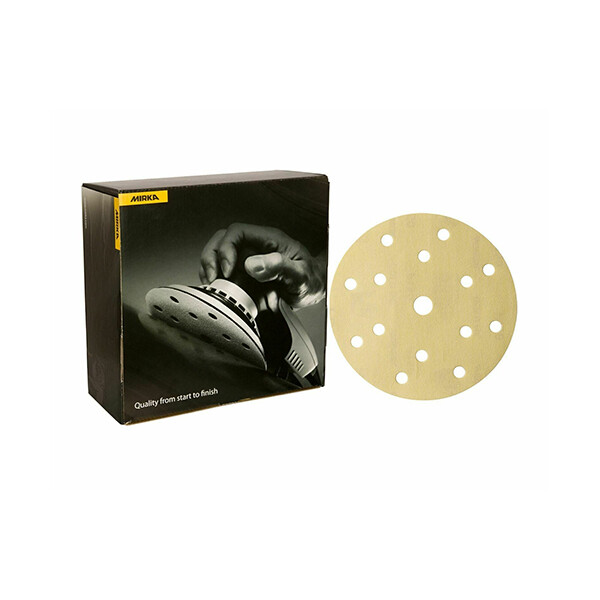 [2361109941] [⚠Déstockage] DISQUE DIA.150MM P400 15T MIRKA GOLD 100 PIECES (BOITE)