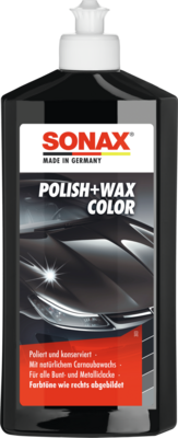 [296100SONAX]  SONAX 02961000 Polish + wax color noir 500 ml