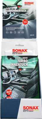[04130000SONAX] SONAX 04130000 Clean + Drive Chiffon turbo interieur 1 pcs