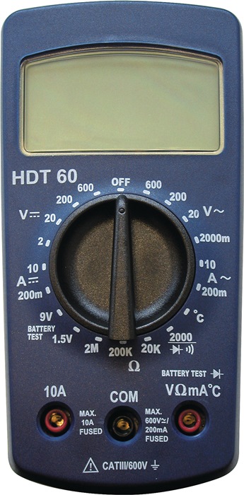 [480150] Multimètre HDT60 2-600V  AC/DC (PIECE)