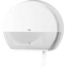 554000 Tork Distributeur pour Papier Toilette Jumbo, Plastique Blanc T1 (1 PCS) (65 PCS / Palette)