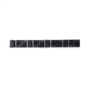 Trax masse adhés 4x5/10noir 4,8mm 50 pc