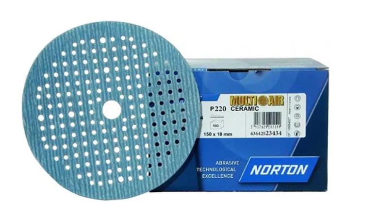DISQUE CERAMIC P220 DIAM.150 NORTON (BOITE)