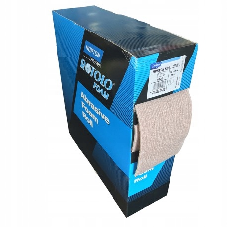 [63642535316] [⚠Déstockage] ROULEAU ROTOLO FOAM 115MM X 25M , P120 (ROULEAU)
