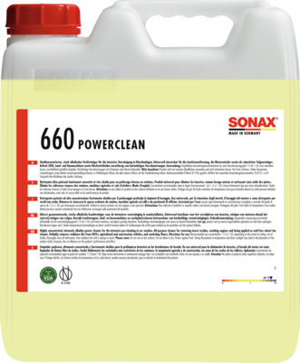 [⚠Déstockage] SONAX 06606000 PowerClean 10 l