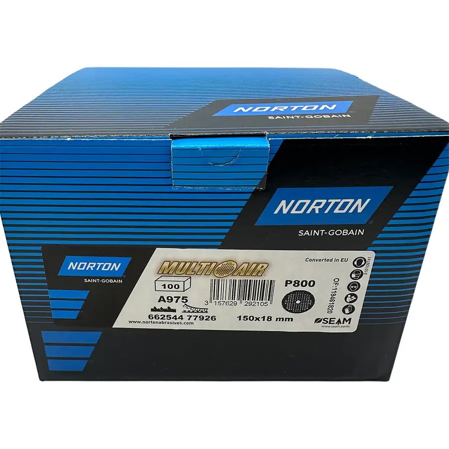 [66254477926] DISQUE CERAMIC P800 DIAM.150 NORTON (BOITE)
