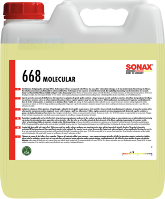 [668600SONAX]  SONAX 06686000 Molecular 10 l