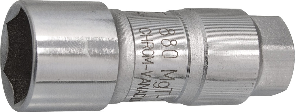 [880MGT-18] HAZET Douille à bougies 880MGT-18 ∙ Carré creux 3/8 pouce (10 mm) ∙ Profil à 6 pans extérieurs ∙ Taille 18 mm