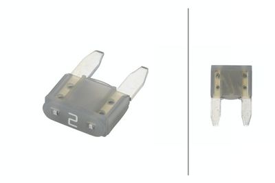 [⚠Déstockage] FUSIBLE PLAT MINI 2A GRIS (PIECE)