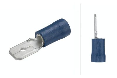 [⚠Déstockage] COSSE PLATE MALE BLEU 6.3X0.8 (PIECE)