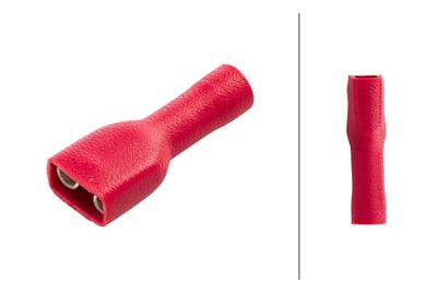 [8KW708373003] [⚠Déstockage] COSSE PLATE FEMELLE 6.3X0.8 ROUGE|ISOLÉ (PIECE)