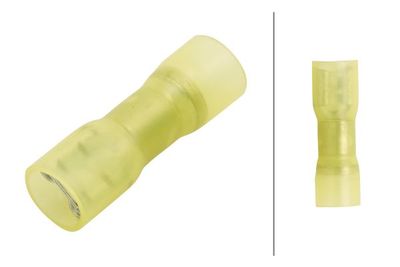 [8KW744763003] [⚠Déstockage] COSSE PLATE FEMELLE 6.3X0.8 JAUNE|ISOLÉ (PIECE)