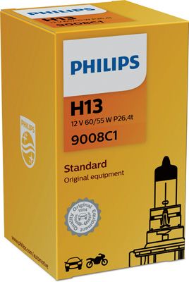 [9008C1] [⚠Déstockage] Philips H13 12V 60/55W P26,4t