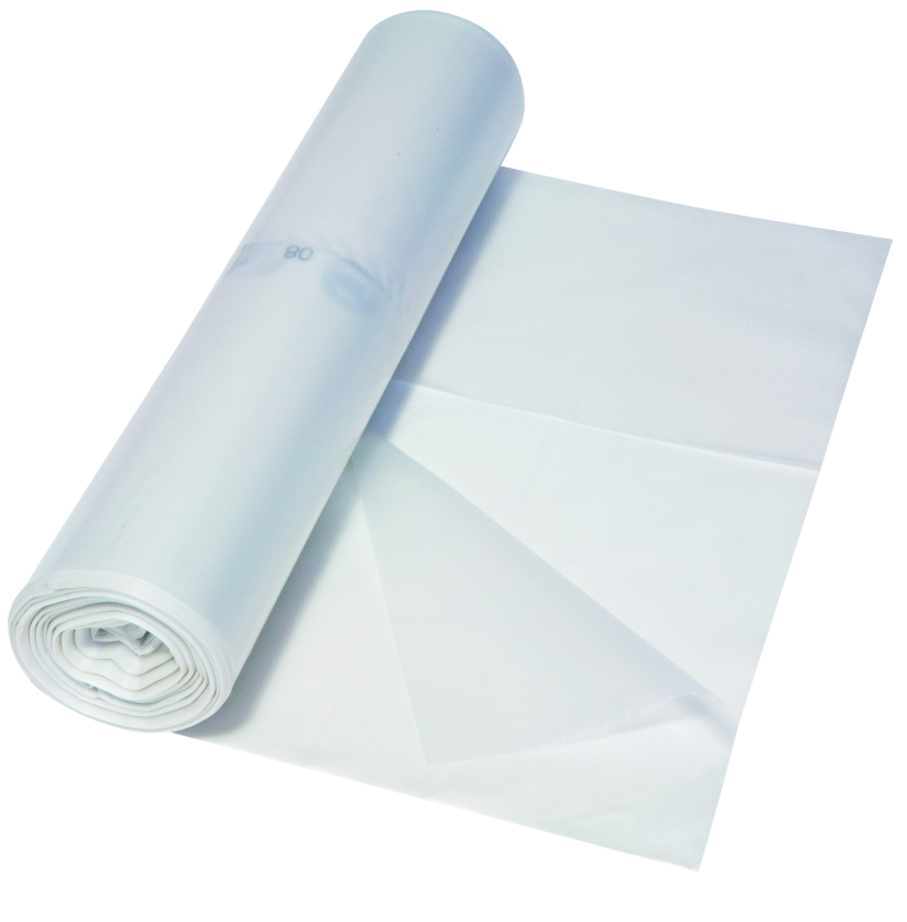 ABFALLSACK 1200+1060X1650 TRANSPARENT, 25 ST/KARTON (CARTON) 24CART/PALETTE