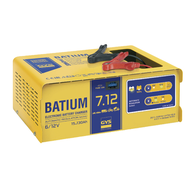 [024496] CHARGEUR AUTOM. 6V-12V A MICROPROCESSEUR (PIECE) BATIUM 7.12