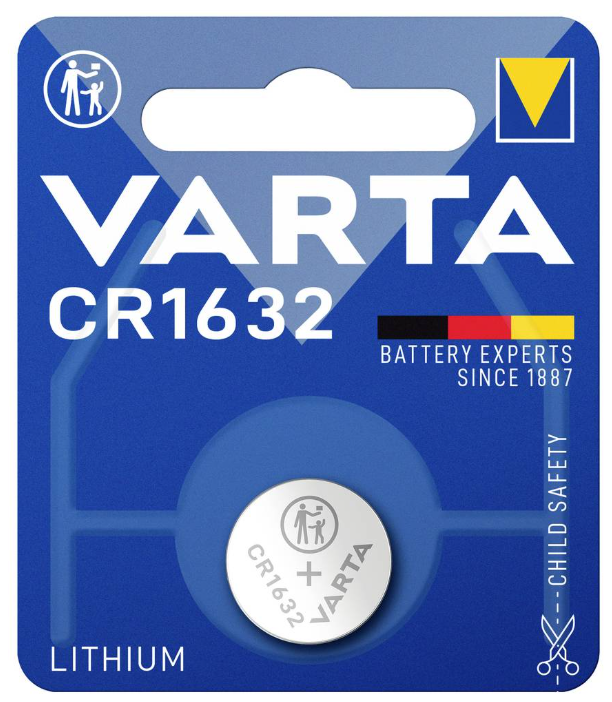 [CR1632VARTA] Varta-Pile bouton Lithium-CR1632 (blister de 1)