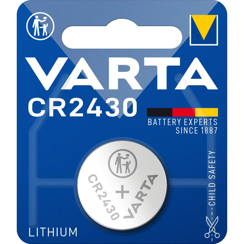 [CR2430VARTA] Varta-Pile bouton Lithium-CR2430 (blister de 1)