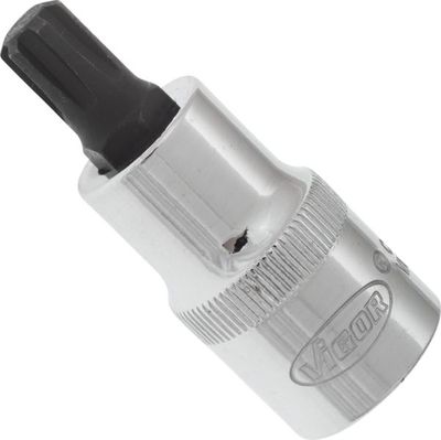 [V2206] VIGOR Douille mâle à empreinte RIBE ∙ V2206 ∙ Carré creux 1/2 pouce (12,5 mm) ∙ Empreinte à crénaux Ribe CV ∙ Taille M9