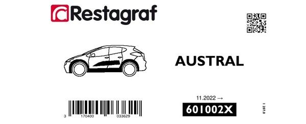 [A601002X] Fasteners kit for side mouldings AUSTRAL 11.2022 →