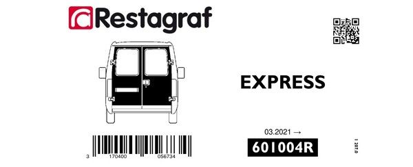[A601004R] Fasteners kit for back doors EXPRESS (XJK) 03.2021 →