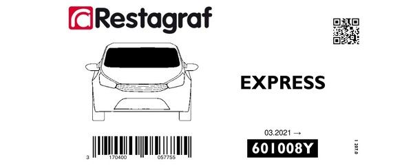 [A601008Y] Fasteners kit for windscreen EXPRESS (XJK) 03.2021 →