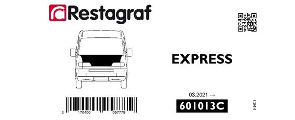 [A601013C] Fasteners kit for bonnet EXPRESS (XJK) All versions 03.2021 →