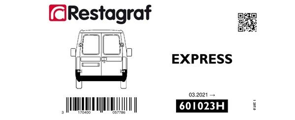 [A601023H] Fasteners kit for rear bumper EXPRESS (XJK) 03.2021 →