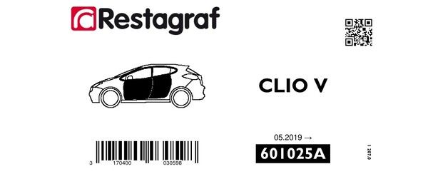 [A601025A] Fasteners kit for doors CLIO V All versions 05.2019 →