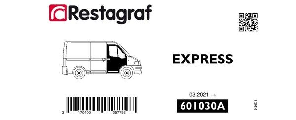 [A601030A] Fasteners kit for front doors EXPRESS (XJK) 03.2021 →