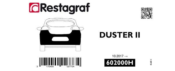 [A602000H] Fasteners kit for rear bumper DUSTER II 10.2017 →