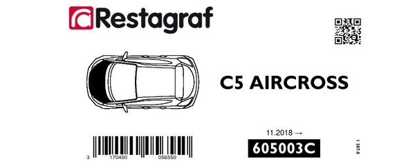 [A605003C] Fasteners kit for bonnet C5 AIRCROSS 11.2018 →
