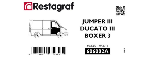 [A606002A] Fasteners kit for front doors JUMPER III / DUCATO 3 / BOXER 3 (Phase 1) 06.2006 → 07.2014