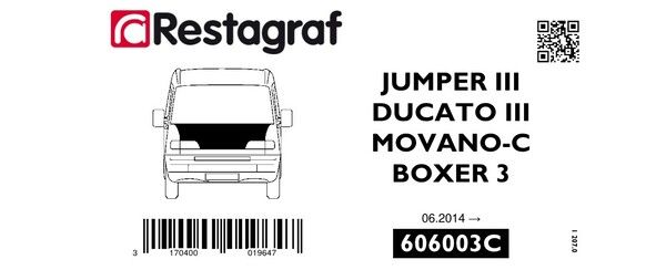 [A606003C] Fasteners kit for bonnet BOXER III / JUMPER III Phase 2 06.2014 →