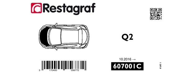 [A607001C] Fasteners kit for bonnet Q2 All versions 10.2016 →