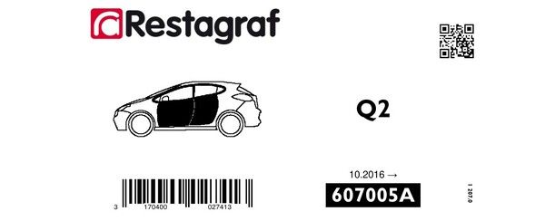 [A607005A] Fasteners kit for doors Q2 All versions 10/2016 →