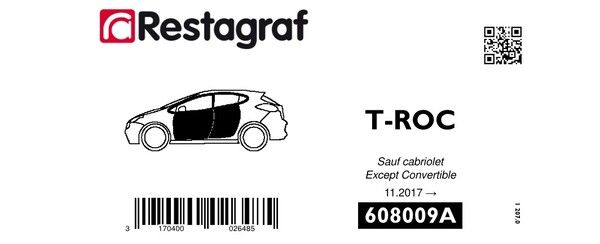 [A608009A] Fasteners kit for doors T-ROC (2GA)11.2017 →