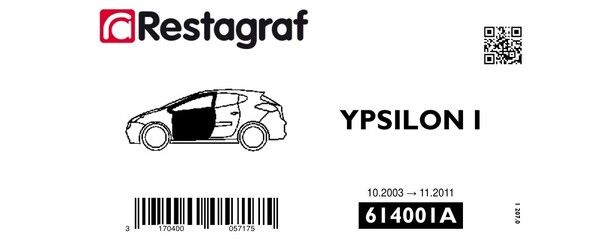 [A614001A] Fasteners kit for doors YPSILON I 10.2003 → 11.2011
