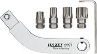 [2597-2/5] HAZET - Attache mâle pour les charnières des portes · porte-embouts courbé ∙ jeu