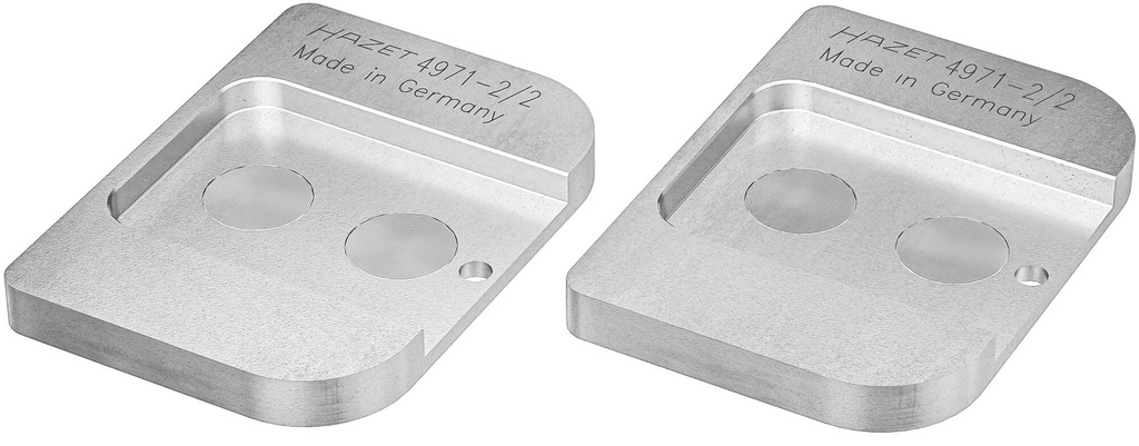[4971-2/2] HAZET Jeu de plaques d'adaptation de frein pour étrier de frein à double piston 4971-2/2 ∙ 2 Stück pièces
