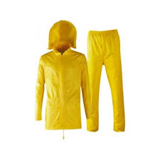 VESTE + PANTALON DE PLUIE JAUNE