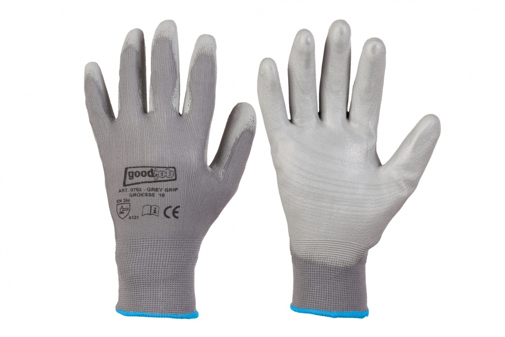 [0702-6] GANT POLYURETHANE GRIS GOODJOB|*** EN388 4131 *** (6)