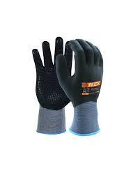 [MAXIPRO-8] GANT POLYAMIDE ENDUIT NITRILE|*AVEC PICOTS* (8)