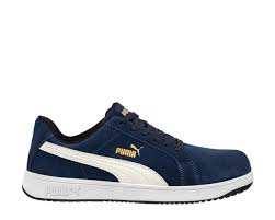 CHAUSSURES SECURITE ICONIC SUEDE NAVY LOW  S1PL ESD