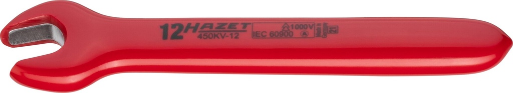 [450KV-12] HAZET - Clé à fourche simple ∙ avec isolation de protection