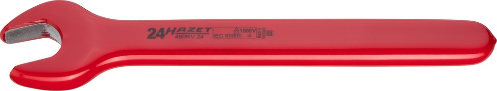 [450KV-24] HAZET - Clé à fourche simple ∙ avec isolation de protection